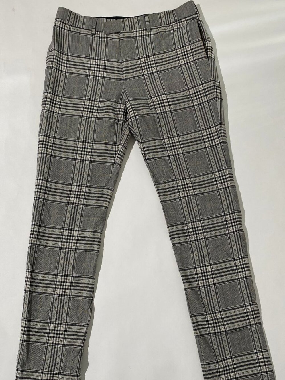 Sandro Paris Plaid Dress Pants 32 Waist